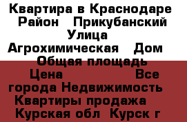 Квартира в Краснодаре › Район ­ Прикубанский › Улица ­ Агрохимическая › Дом ­ 115 › Общая площадь ­ 55 › Цена ­ 1 800 000 - Все города Недвижимость » Квартиры продажа   . Курская обл.,Курск г.